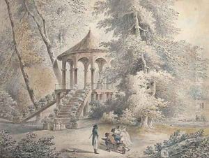 Vue du Parc de Sevigne by Jean-Baptiste Hilaire