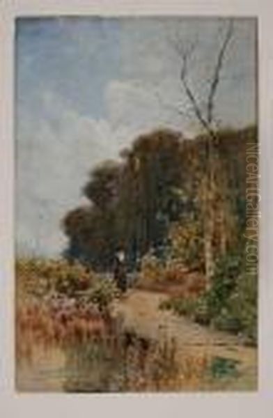 Gathering Autumn Leaves - view 1