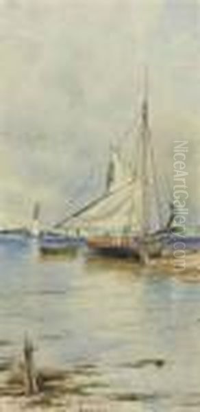A Gaff-rigged Sloop - view 1