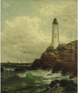 Cape Elizabeth Light by Alfred Thompson Bricher