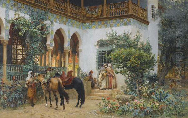 A North African Courtyard - view 1