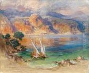 Vue D'eze by Frederick Arthur Bridgman