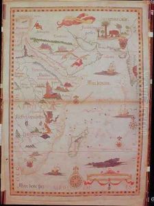 Chart of the Indian Ocean by Diego Homem