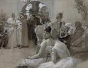 The Governor's Ball, Algiers by Frederick Arthur Bridgman