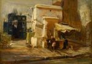 At The Well by Frederick Arthur Bridgman