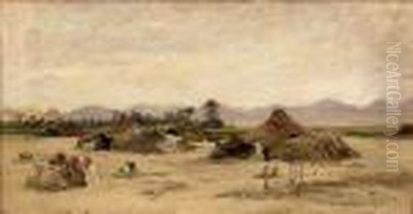 An Encampment In The Desert - view 1