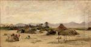 An Encampment In The Desert