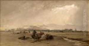 A Halt At The Biskra Oasis