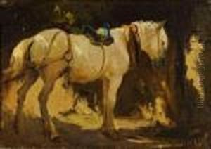 Cheval. by Frederick Arthur Bridgman