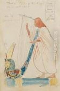 Egyptian Tomb Painting And Relief Studies by Frederick Arthur Bridgman