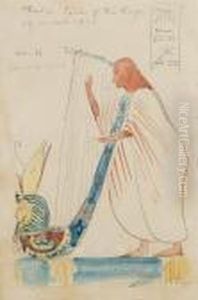 Egyptian Tomb Painting And Reliefstudies by Frederick Arthur Bridgman