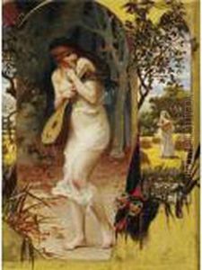 La Cigale by Frederick Arthur Bridgman