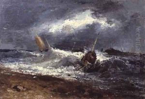 Storm Scene by Edwin Hayes