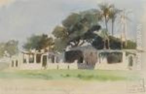 Dahabieh by Frederick Arthur Bridgman