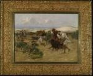 Afghan Herders by Frederick Arthur Bridgman