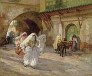 Women Of Algiers by Frederick Arthur Bridgman