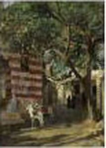 Scene De Rue by Frederick Arthur Bridgman