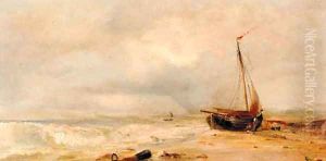An onshore breeze by Edwin Hayes