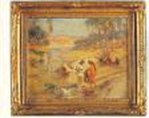 scene Orientaliste by Frederick Arthur Bridgman