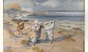 Les Femmes D'alger by Frederick Arthur Bridgman