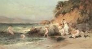 The Bathing Beauties by Frederick Arthur Bridgman