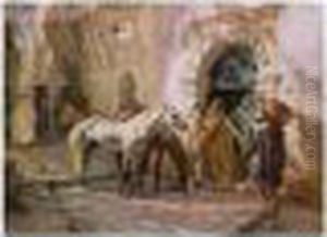 Scenes Prises Au Maroc by Frederick Arthur Bridgman