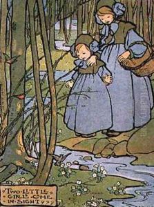 Two Little Girls Came in Sight by Florence Harrison
