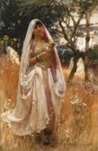La Jeune Mauresque, Campagne D'alger by Frederick Arthur Bridgman