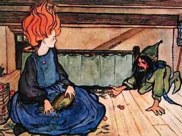 Kobold illustration for the tale Marigold Mary - view 1