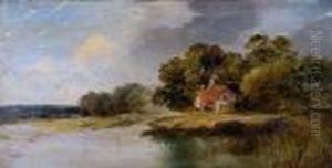 A Rural Cottage By A Lake