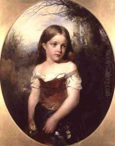A Highland Lass by Robert Herdman