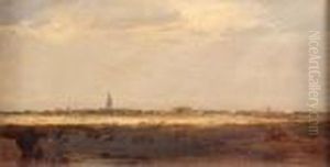 Panoramic View Of Yarmouth From The Marshes