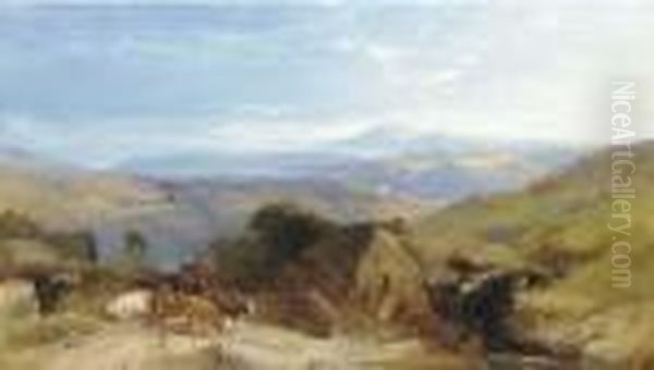 Scene In The Scottish Highlands, Afternoon Effect - view 1