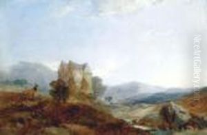 Landscape With Deer, A Castle Beyond