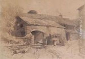 Farm Buildings by Henry Bright