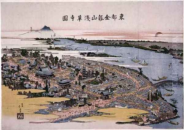 Kinryuzan Senso ji Temple in the Eastern Capital - view 1