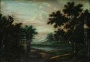 A Wooded River Landscape