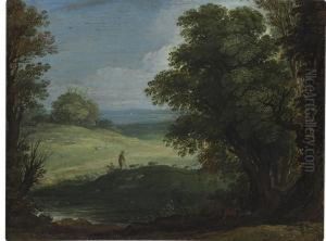 A Landscape With Shepherds And Their Flocks by Paul Bril