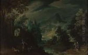Paesaggio Con Figure by Paul Bril