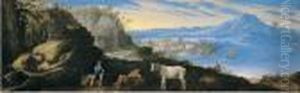 Paesaggio Con Mercurio, Argo E La Giovenca Io by Paul Bril