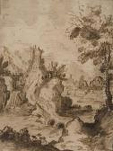 Landscape With Classical Ruins - view 1
