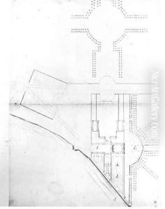 Site plan of scheme I Hampton Court