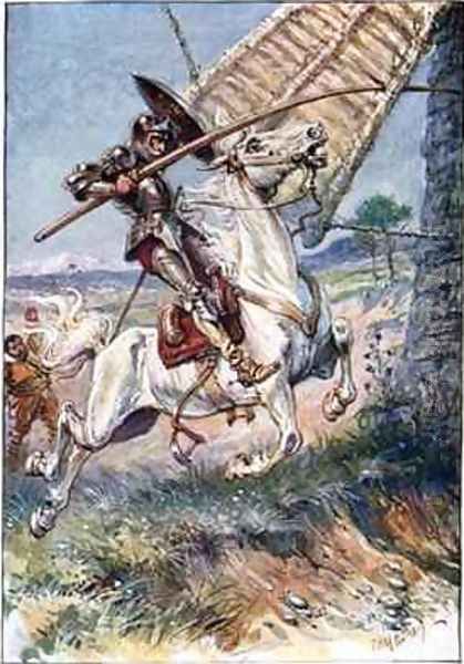And running his lance into the sail - view 1