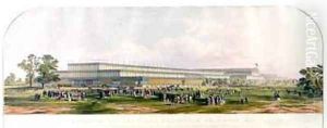 Building for the Great Exhibition in London 2 by George Hawkins