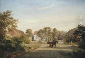 Gut Grabau near Oldesloe by Johann Georg Haeselich