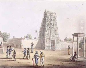 A Pagoda at Strupermador by Hunter, Lieutenant James