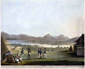 The Royal Artillery Encampment Arcot by Hunter, Lieutenant James