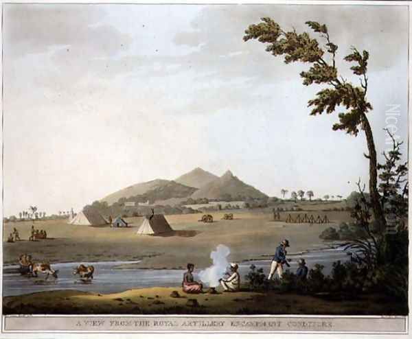 A View from the Royal Artillery Encampment Conditore - view 1