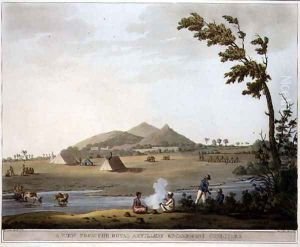 A View from the Royal Artillery Encampment Conditore by Hunter, Lieutenant James