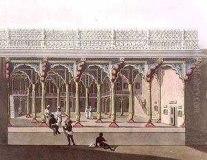 West Front of Tippoos Palace Bangalore by Hunter, Lieutenant James